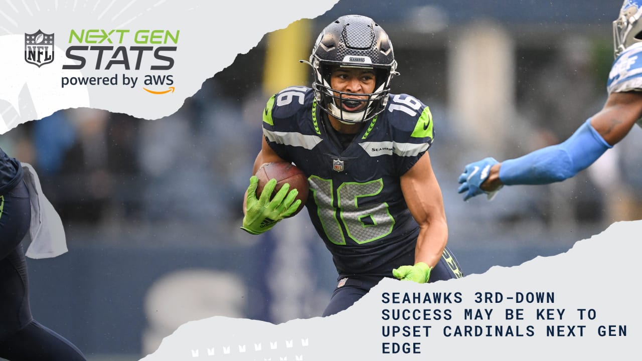 Next Gen Stats Seahawks 3rdDown Success May Be Key to Upset Cardinals