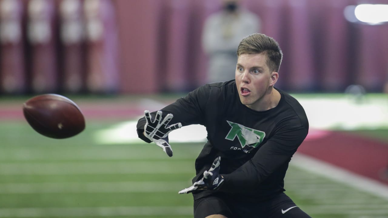 Former UND wide receiver Travis Toivonen, now of the Seattle