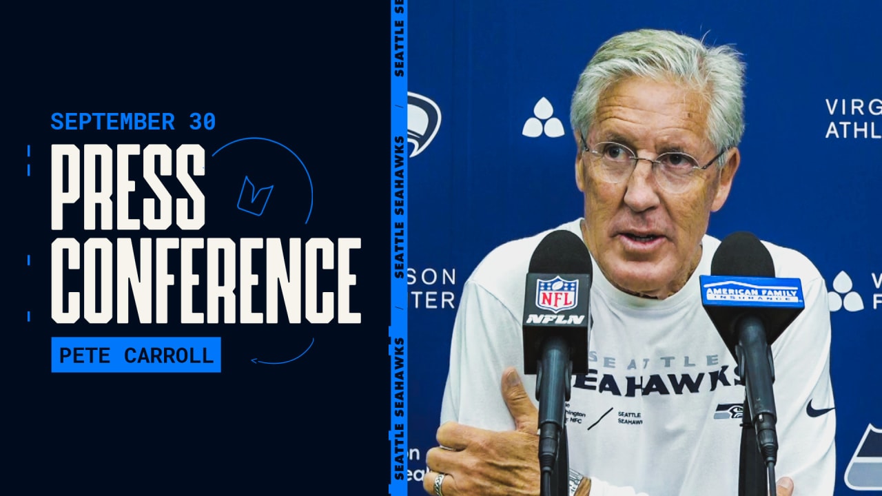 Pete Carroll Press Conference September 30
