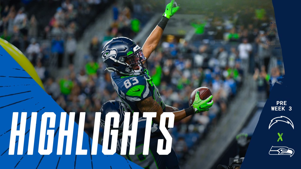 Los Angeles Chargers vs. Seattle Seahawks  Preseason Week 3 2021 NFL Game  Highlights 