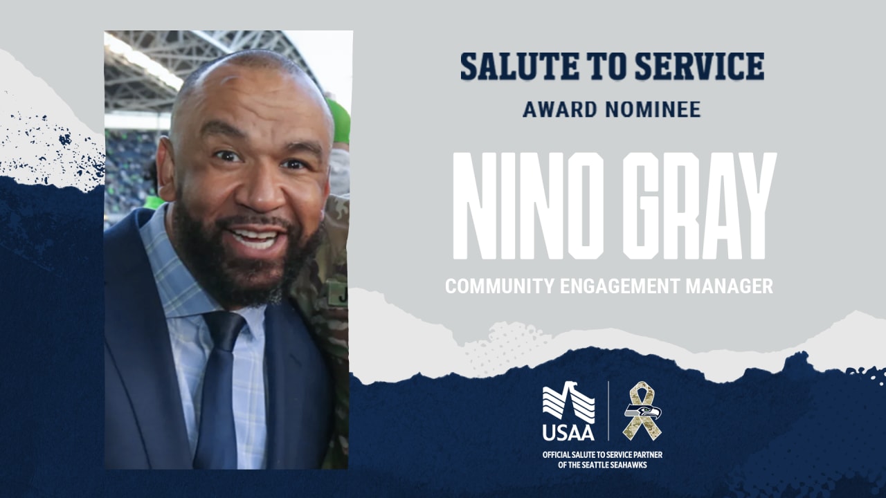 Nino Gray Named Seahawks Salute To Service Nominee