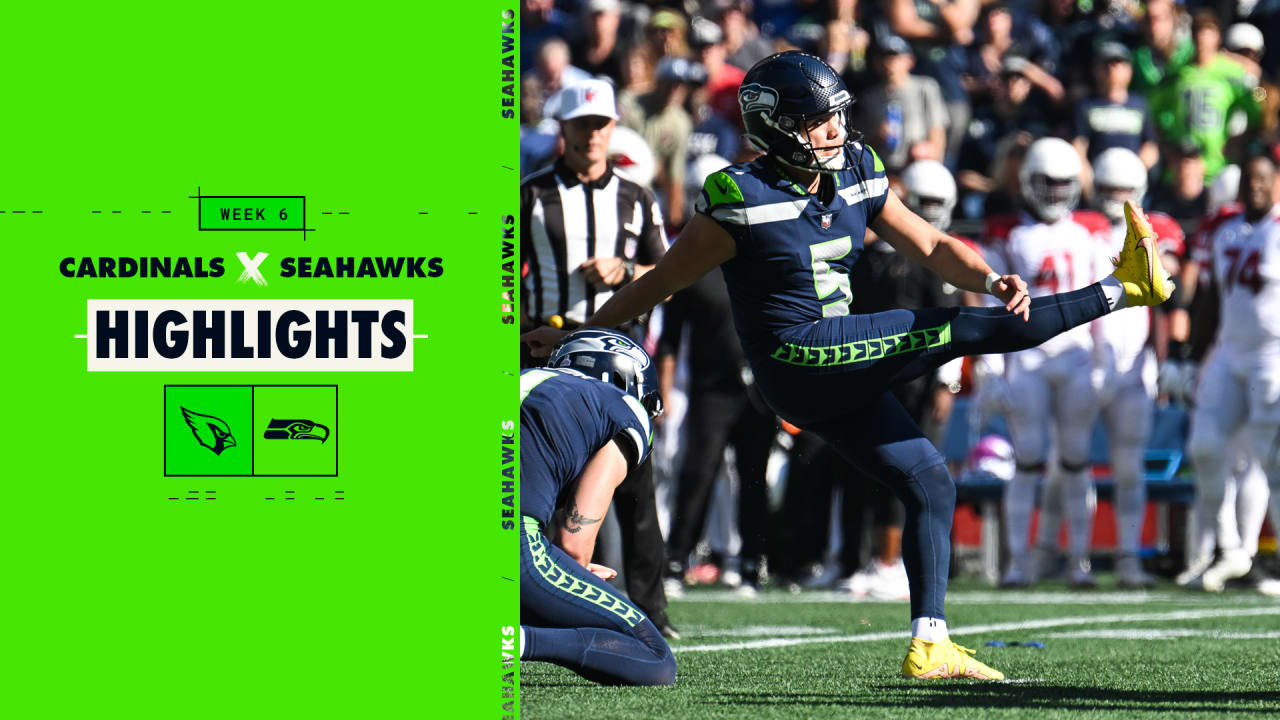 Arizona Cardinals vs. Seattle Seahawks  2022 Week 6 Game Highlights 