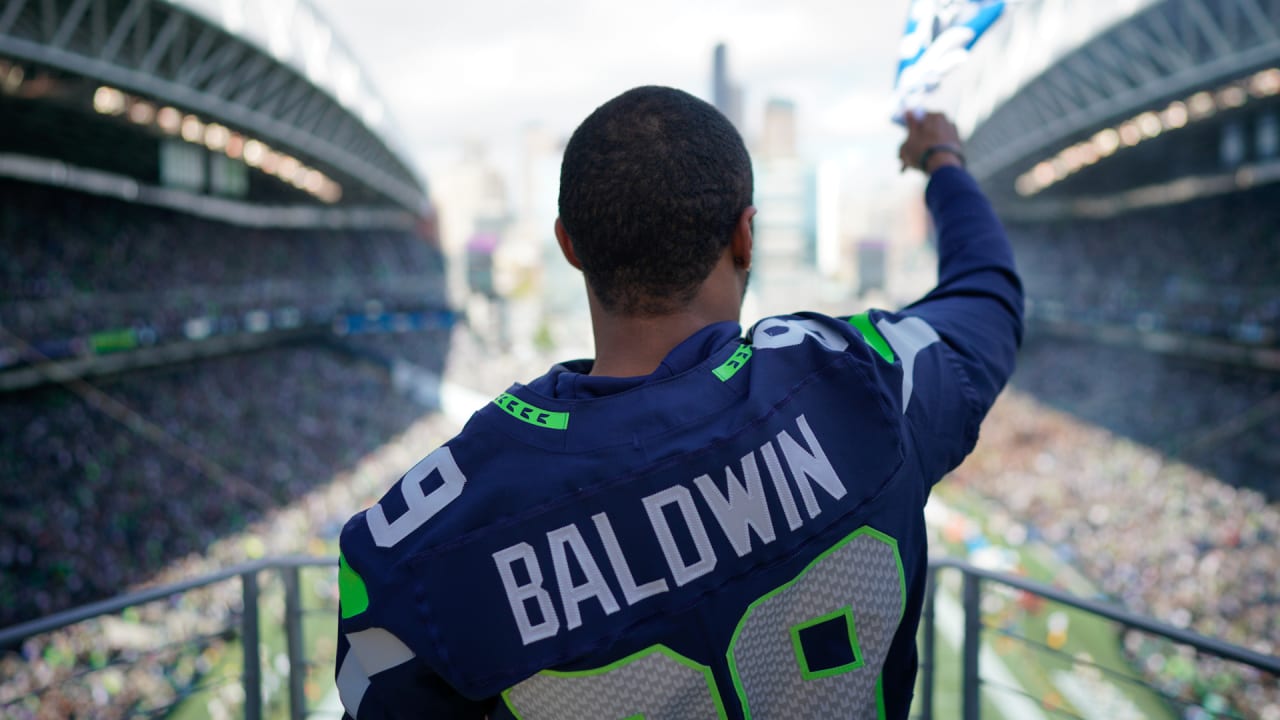 Doug baldwin white outlet jersey