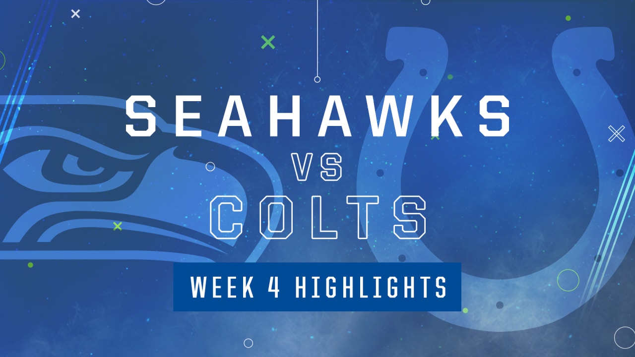 Seahawks vs. Colts Week 1 Highlights