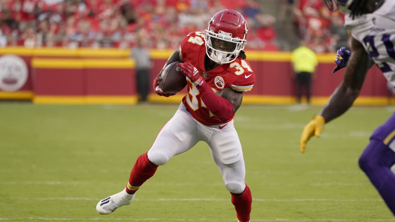 Seattle Seahawks running back Darwin Thompson (36) is seen during an NFL  preseason football game against the Dallas Cowboys, Friday, Aug. 26, 2022,  in Arlington, Texas. Dallas won 27-26. (AP Photo/Brandon Wade