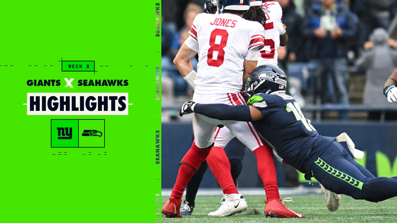 Summary and highlights of New York Giants 13-27 Seattle Seahawks in NFL