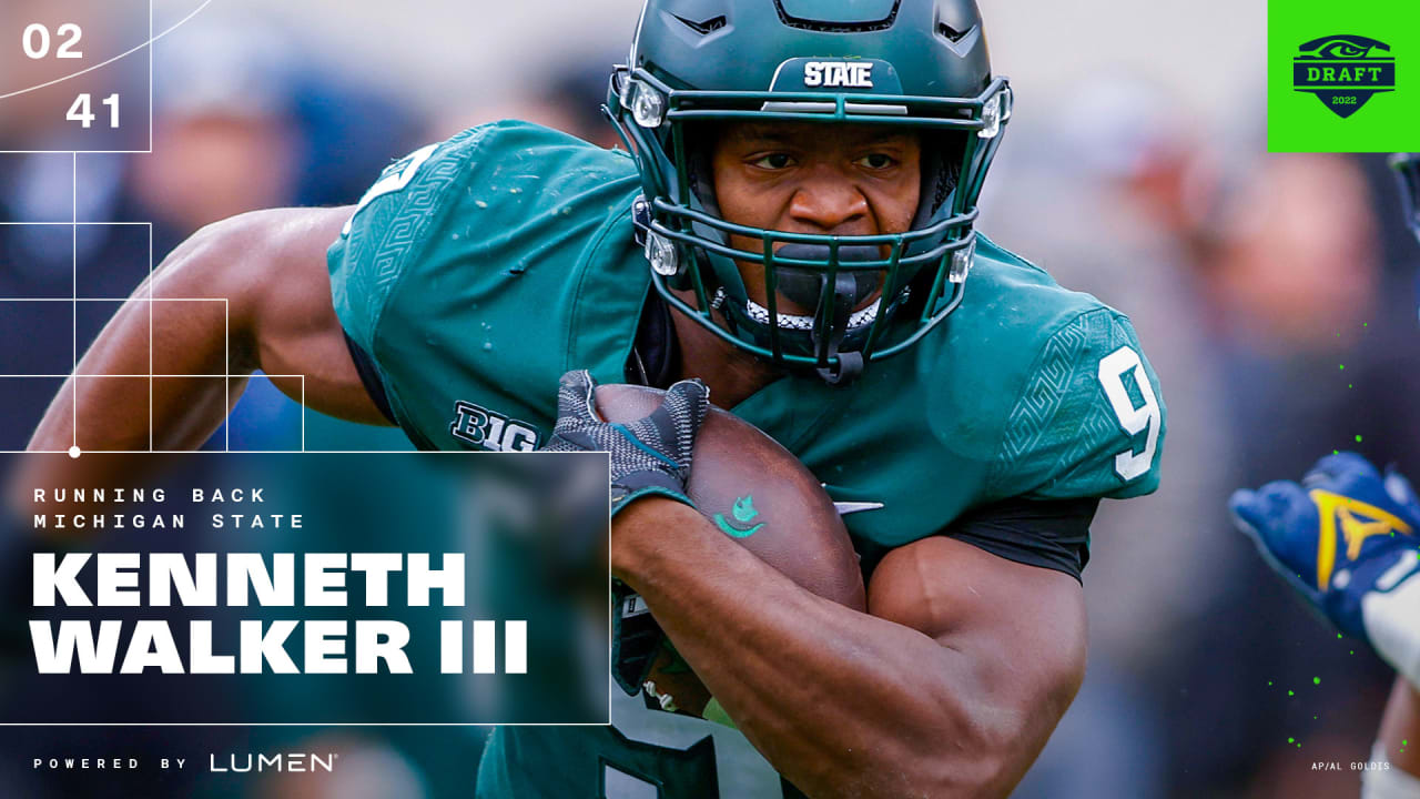 2022 NFL Draft: RB Kenneth Walker III, Michigan State, Pick No. 41