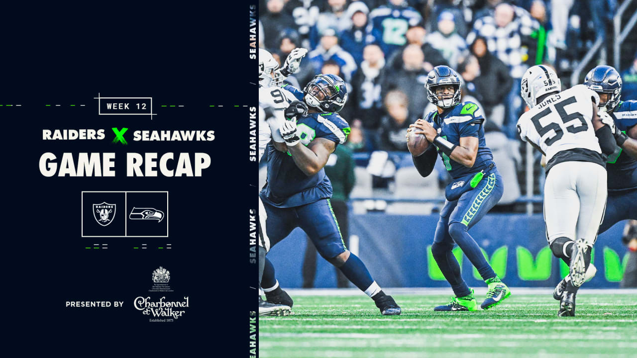 2022 Week 12 Seahawks vs. Raiders Recap
