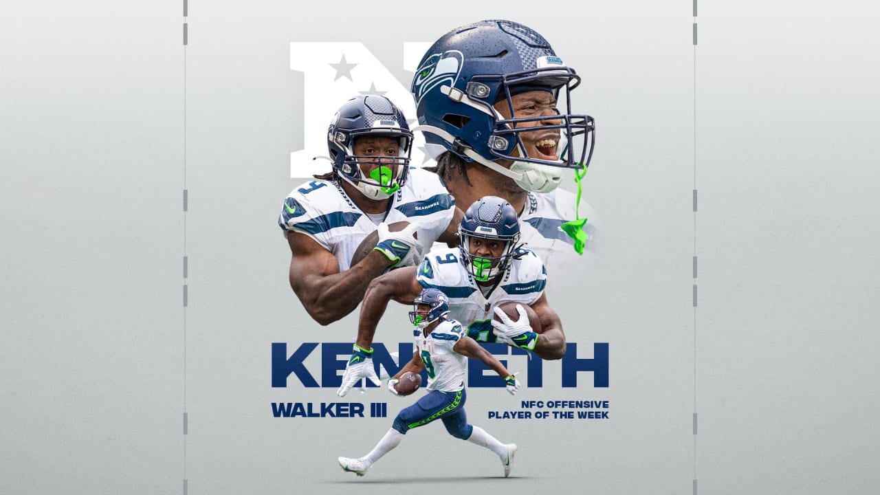 Seattle Seahawks RB Kenneth Walker III Named NFC Offensive Player