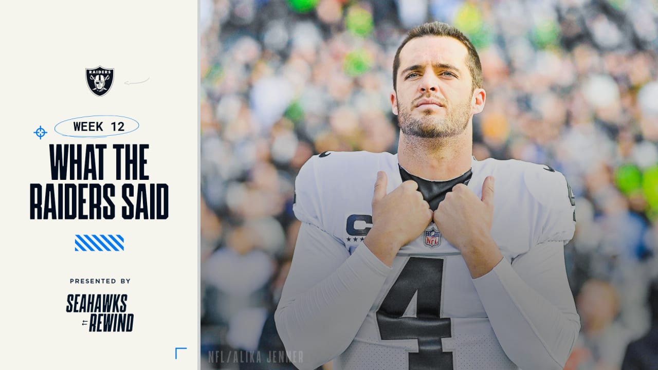 What The Raiders Said Following Their 40-34 OT Win Over The Seahawks