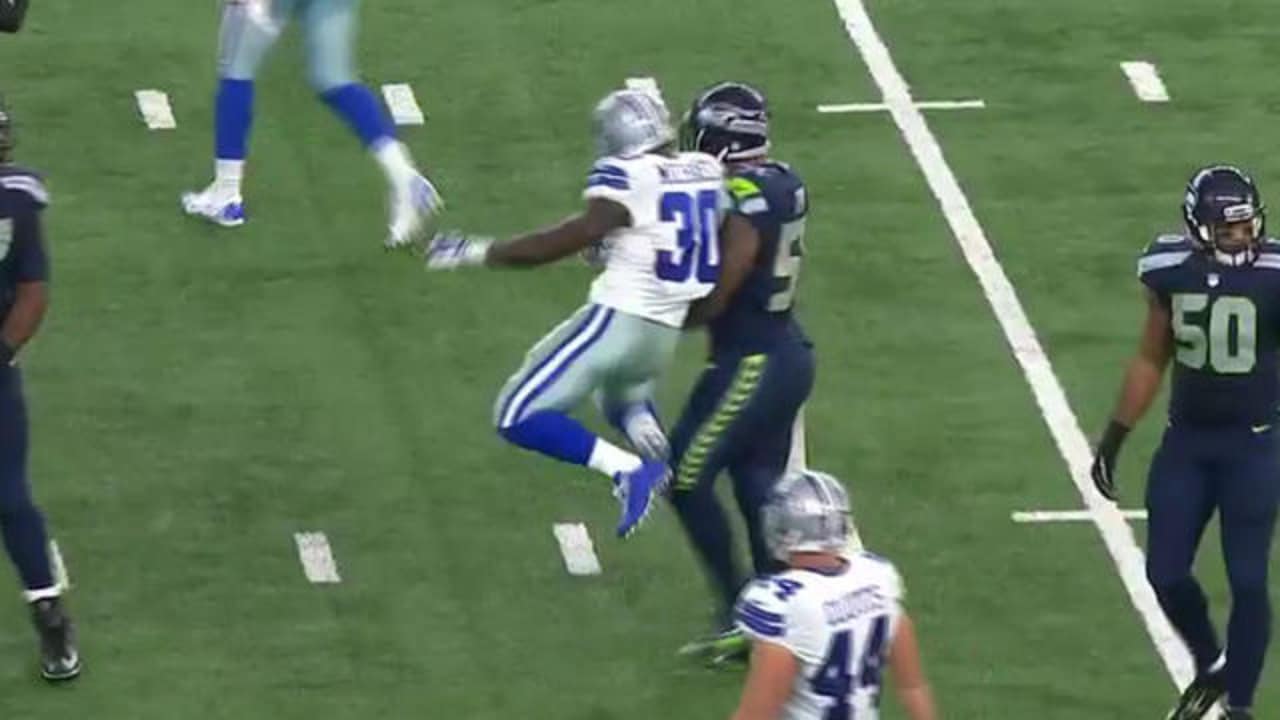 Christine Michael jumps into former teammate