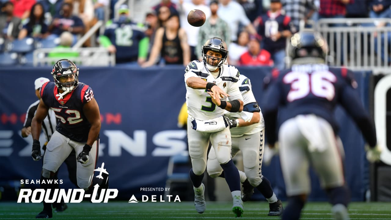 Shaquem Griffin picks off Russell Wilson in Seahawks practice - NBC Sports