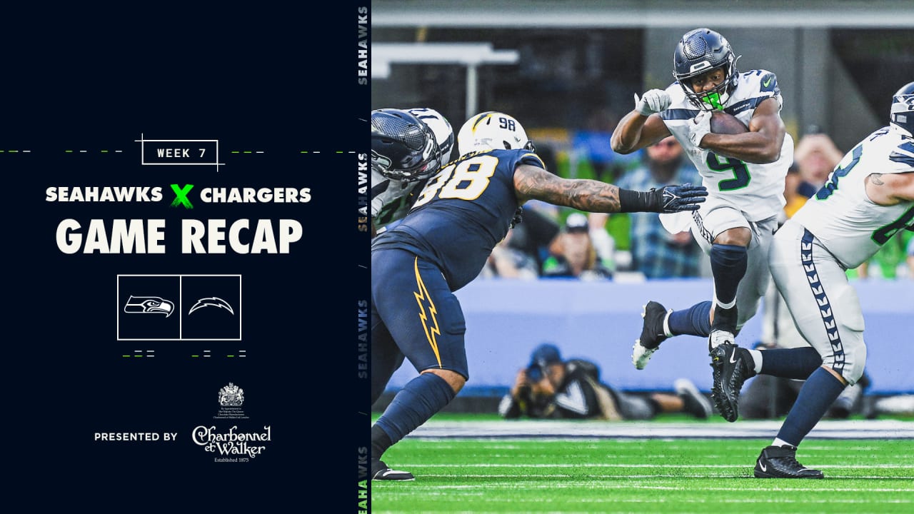 Seahawks 37-23 Chargers (Oct 23, 2022) Final Score - ESPN