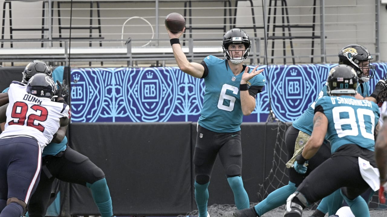 Jaguars Release Jake Luton In Early Roster Cuts.