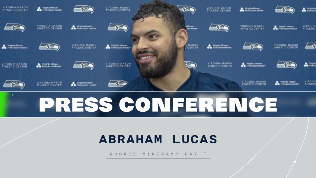 Abraham Lucas Rookie Minicamp Day 1 Press Conference