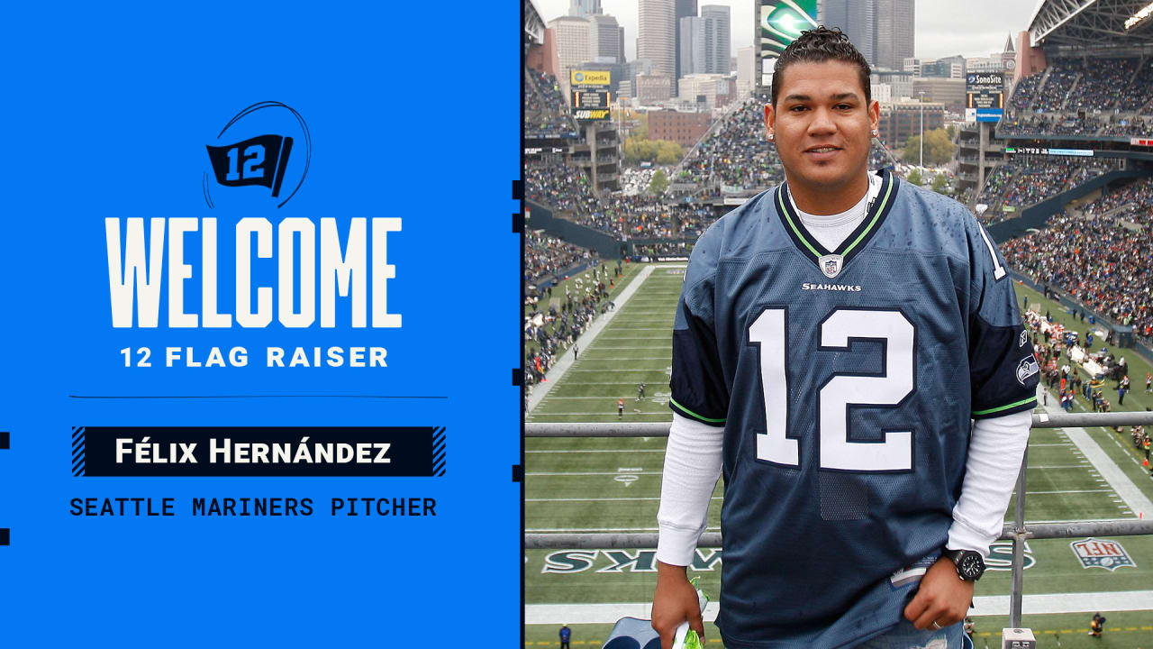 Felix Hernandez raises flag to celebrate All-Star Week