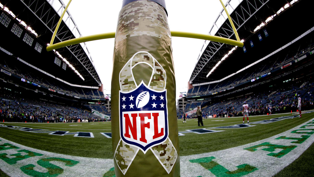 Seattle Seahawks Kick Off Salute To Service