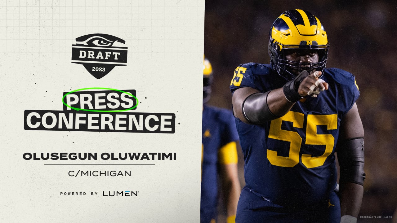 2023 NFL Draft C Olusegun Oluwatimi Of The University Of Michigan