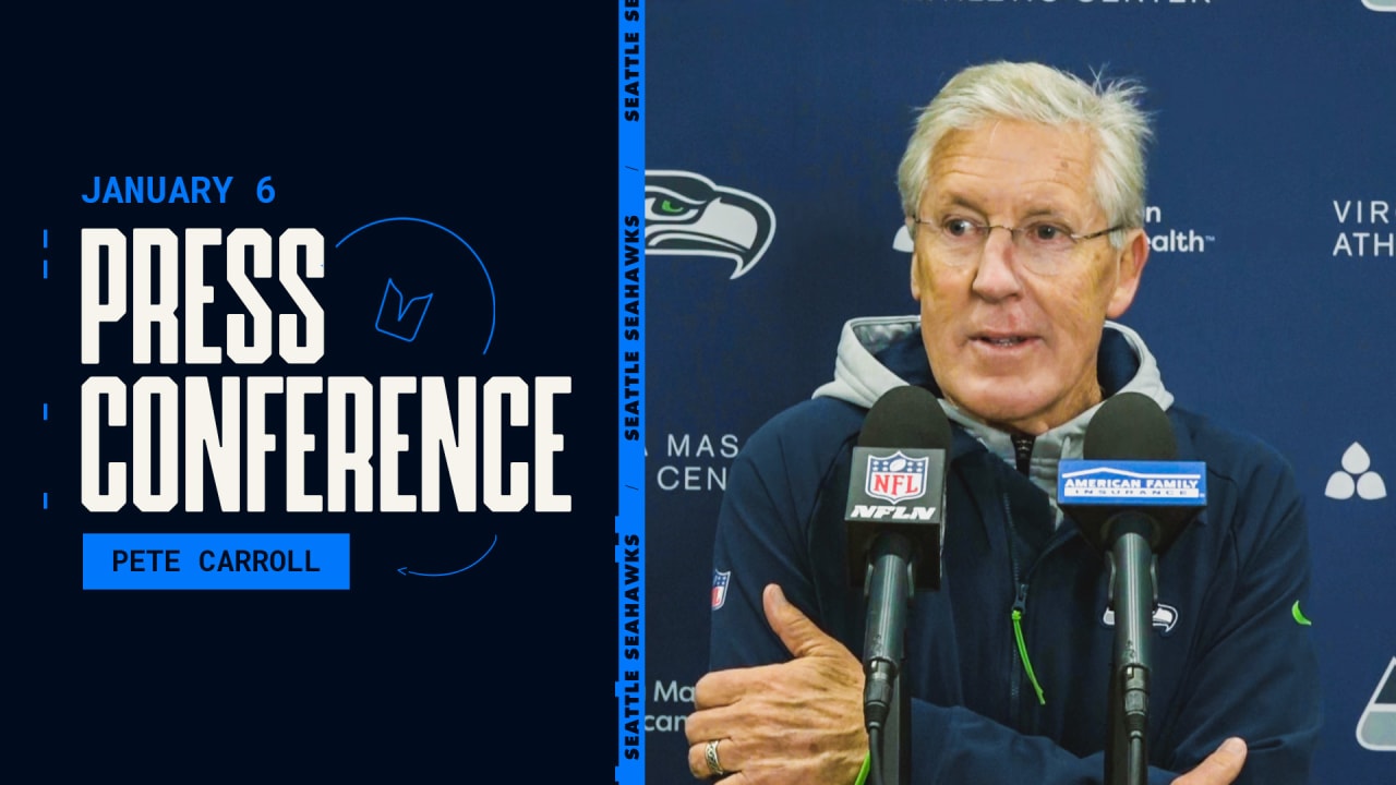 Pete Carroll Friday Press Conference January 6