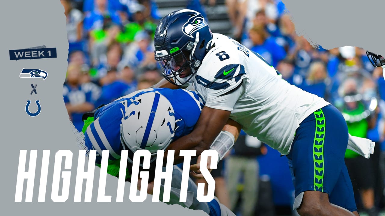 2018 NFL preseason: Seattle Seahawks vs. Indianapolis Colts 1st half video  highlights - Field Gulls