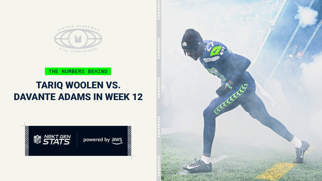 Next Gen Stats Rookie Tariq Woolen vs. Davante Adams In Week 12