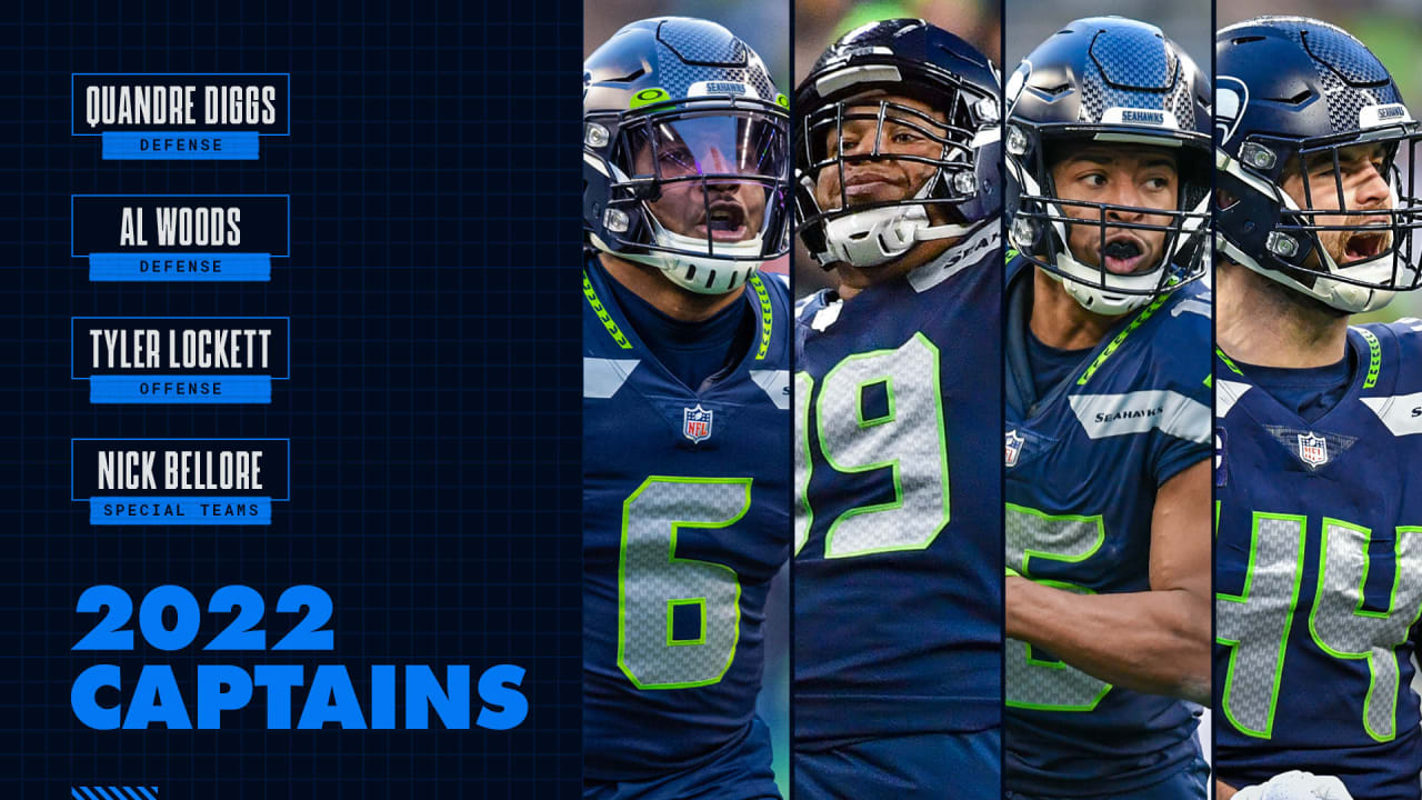 Tyler Lockett, Quandre Diggs, Al Woods & Nick Bellore Elected 2022 Seahawks  Captains