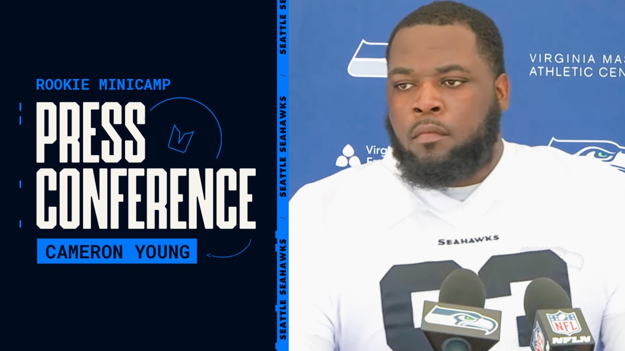 Cameron Young Seahawks Rookie Minicamp Press Conference