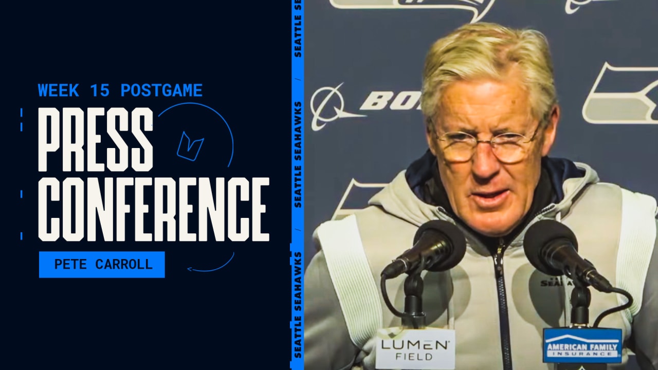 Pete Carroll Postgame Press Conference - Week 15 vs. San Francisco 49ers