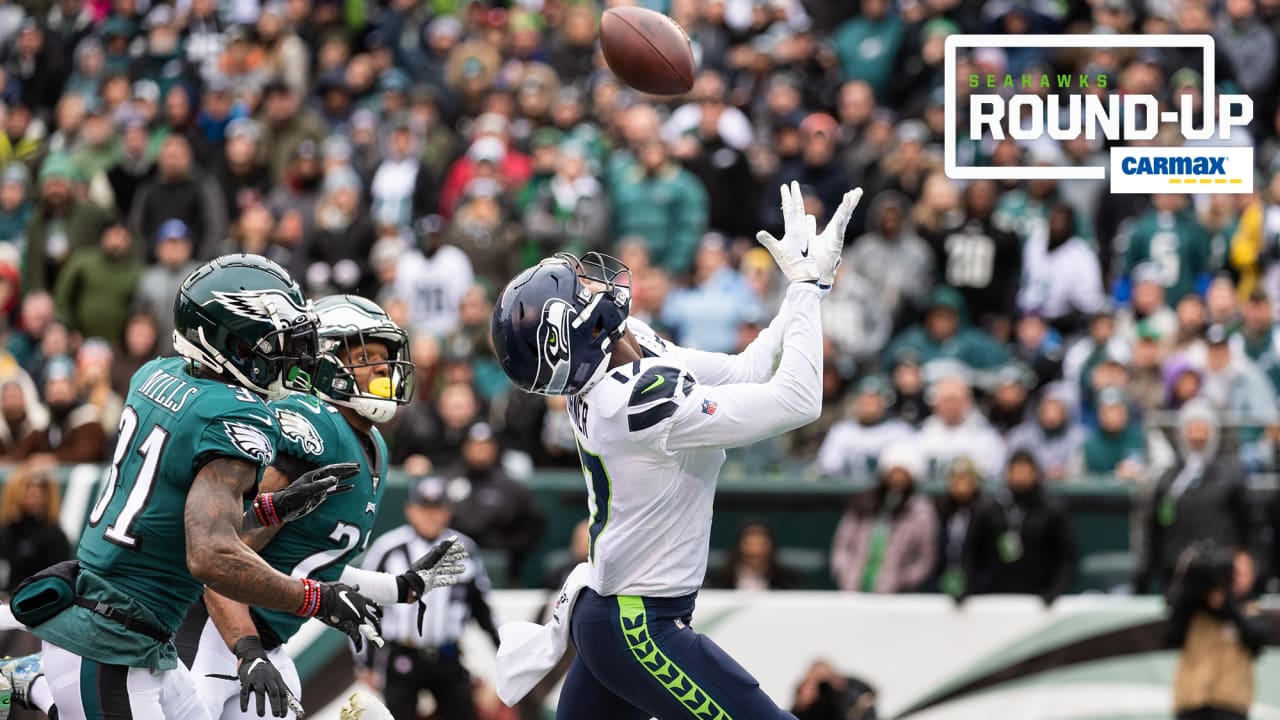 Seattle Seahawks linebacker Lofa Tatupu returns a Carolina Panthers  interception 26-yards for a touchdown in the third quarter on Sunday  December 5, 2010 at Qwest Field in Seattle. The Seahawks beat the