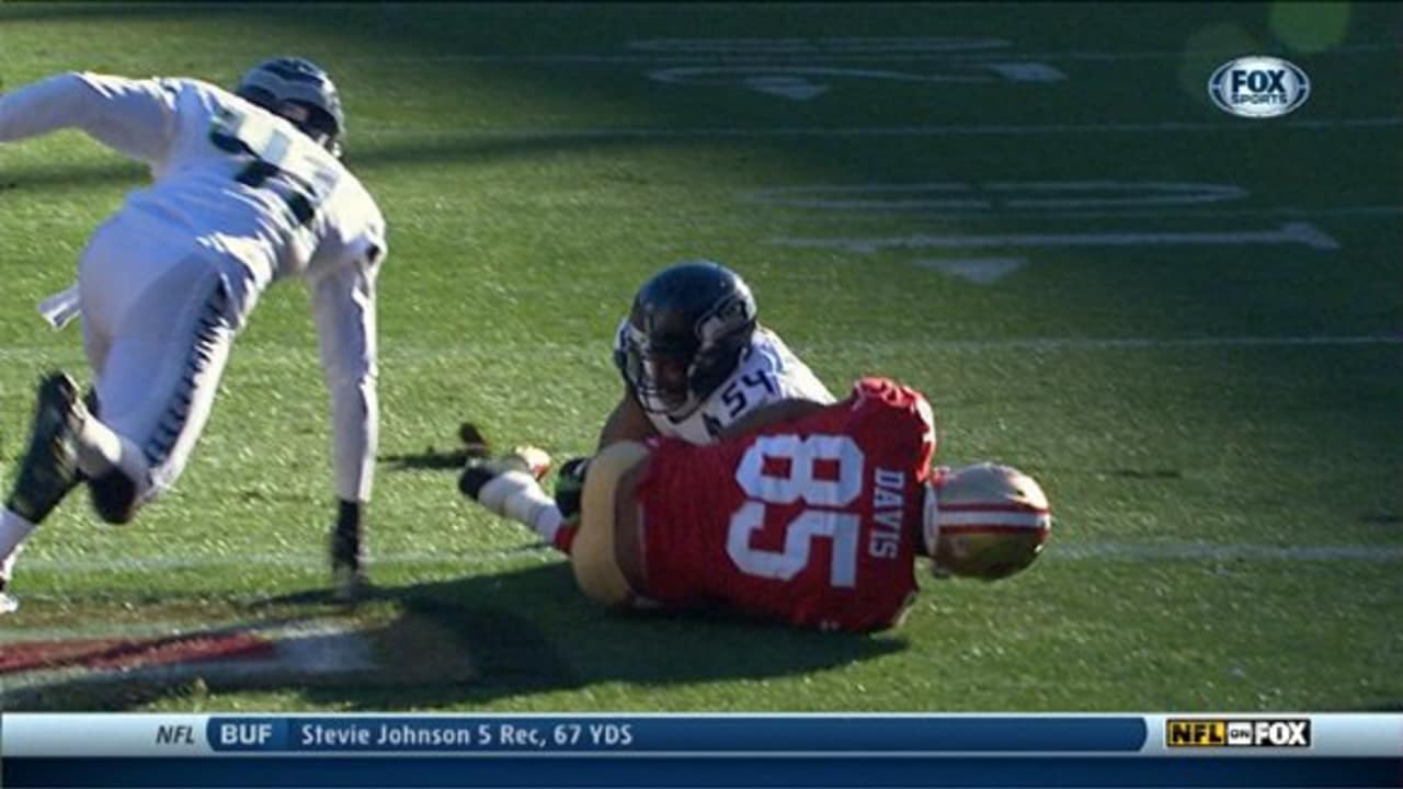 San Francisco 49ers tight end Vernon Davis 8-yard TD catch