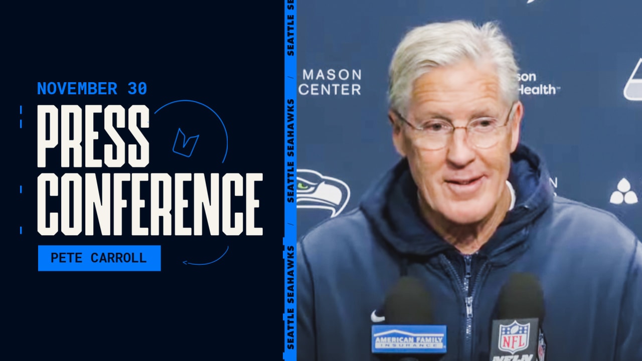 Pete Carroll Wednesday Press Conference November 30