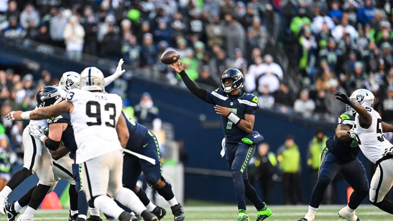 Seattle Seahawks (34) Vs. Las Vegas Raiders (40) Post Game GIF