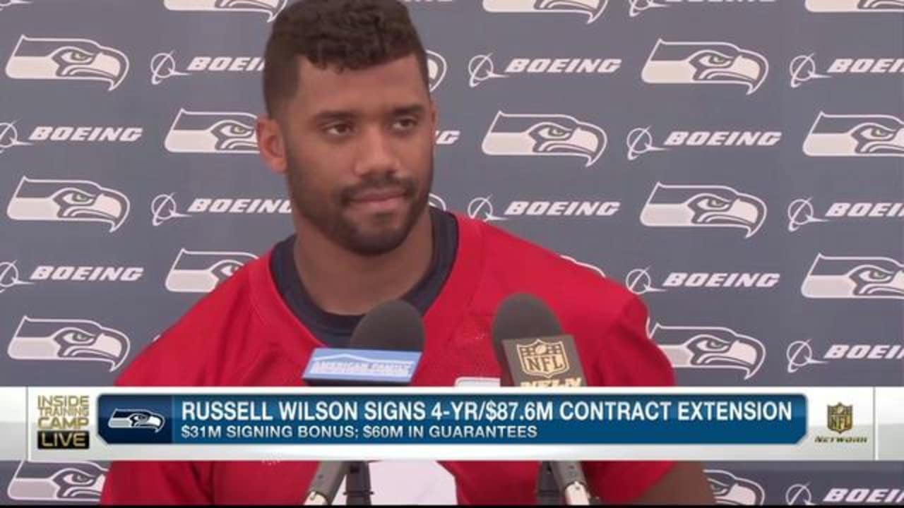 Russell Wilson: "I'm Grateful To Be A Seattle Seahawk"