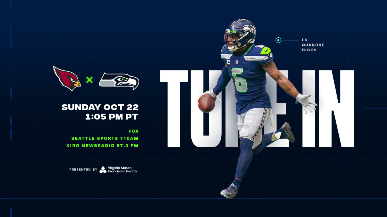 TV map, game day info for Week 7 game between Seahawks, Cardinals