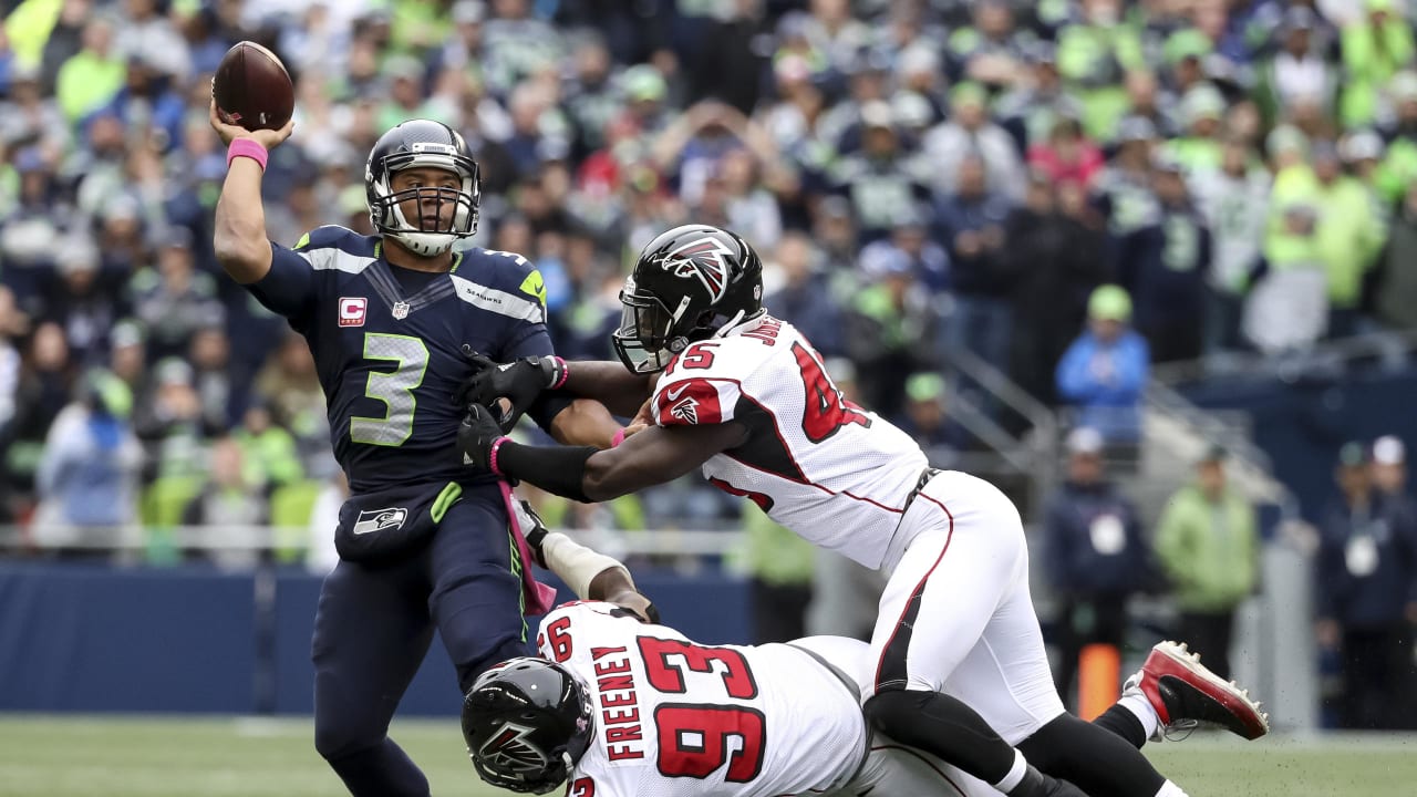 Seattle Seahawks quarterback Russell Wilson and his grandmother