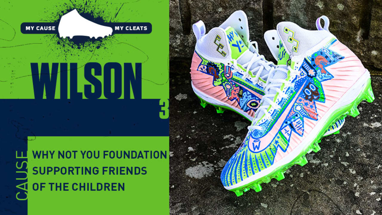 russell wilson football cleats