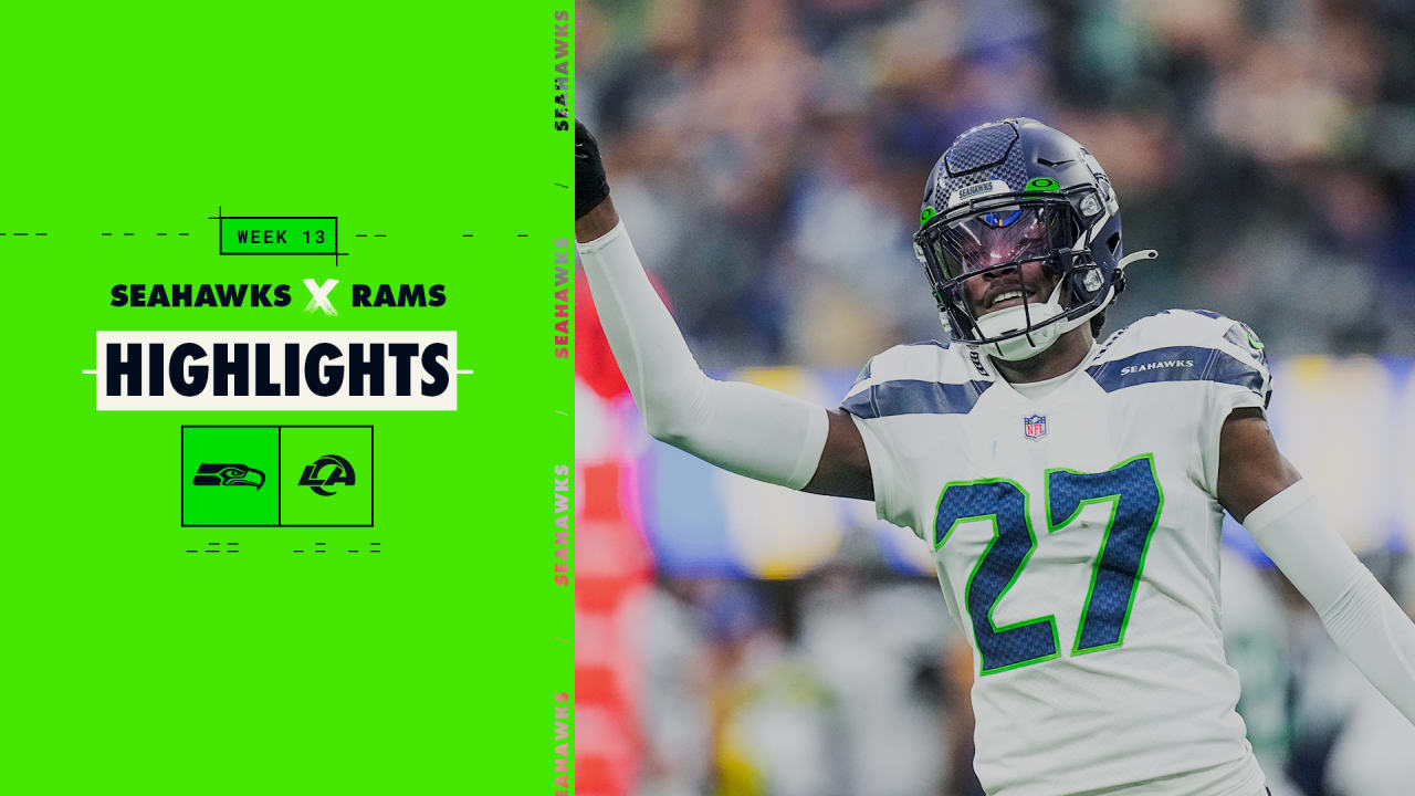 Seattle Seahawks vs. Los Angeles Rams  2022 Week 13 Game Highlights 