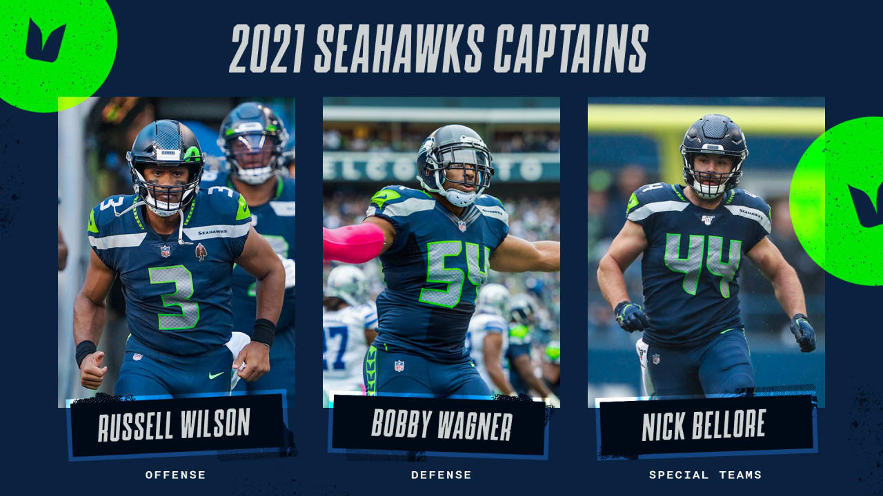 Russell Wilson, Bobby Wagner & Nick Bellore Elected 2021 Seahawks