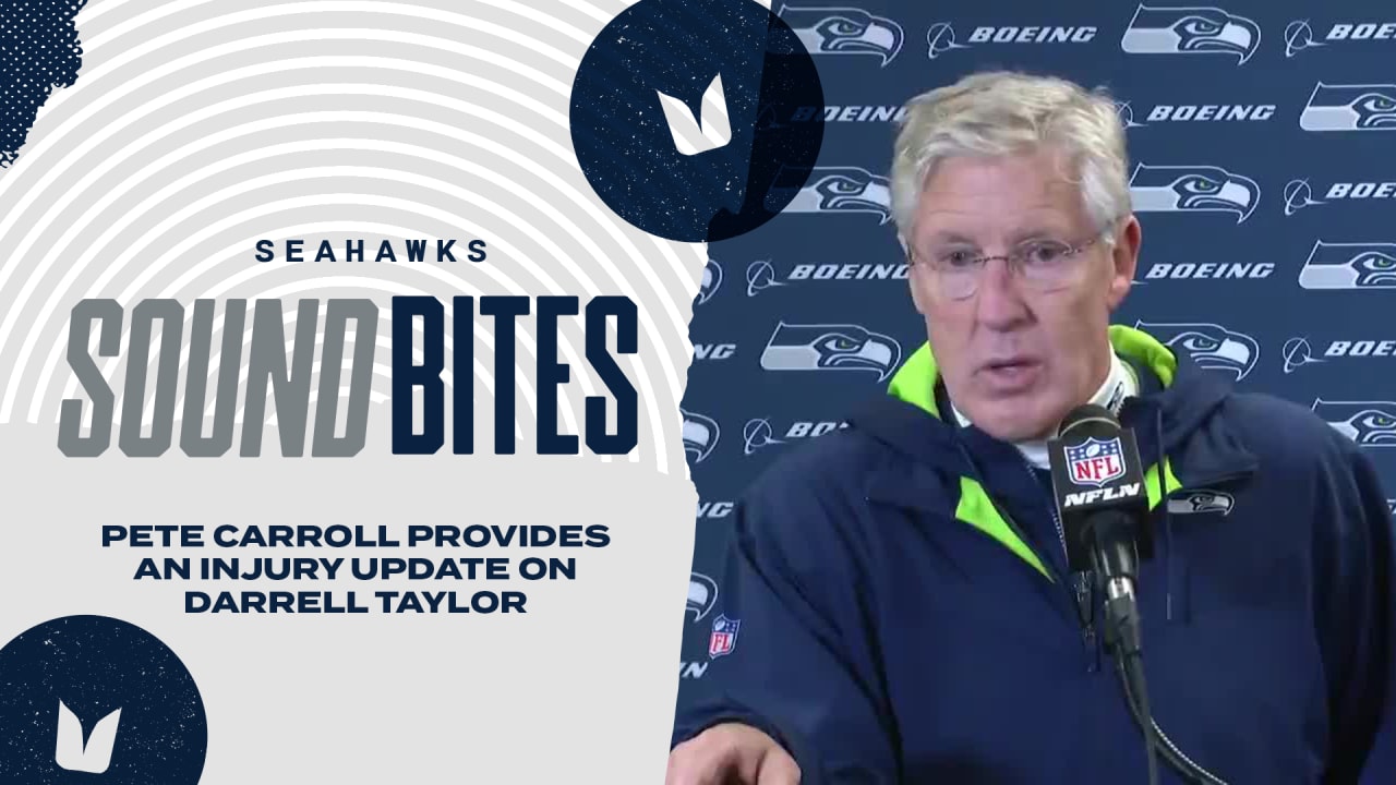 Pete Carroll Gives Updates On Darrell Taylor & Other Seahawks Injuries On  710 ESPN Seattle