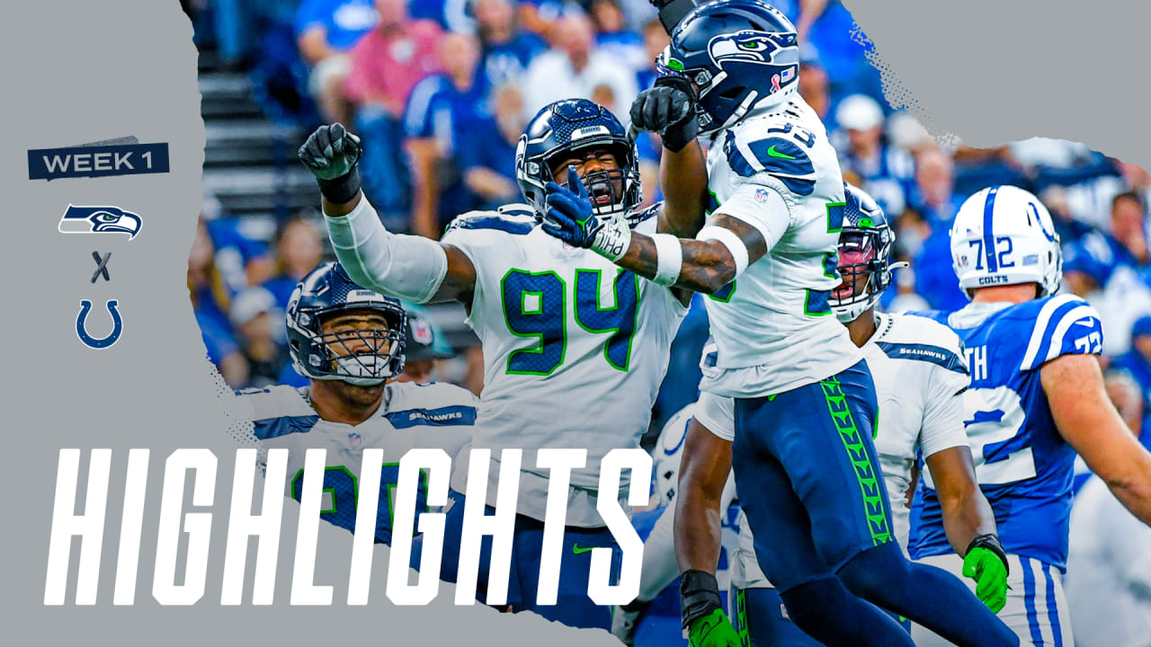 Colts vs. Seahawks  NFL Week 4 Game Highlights 