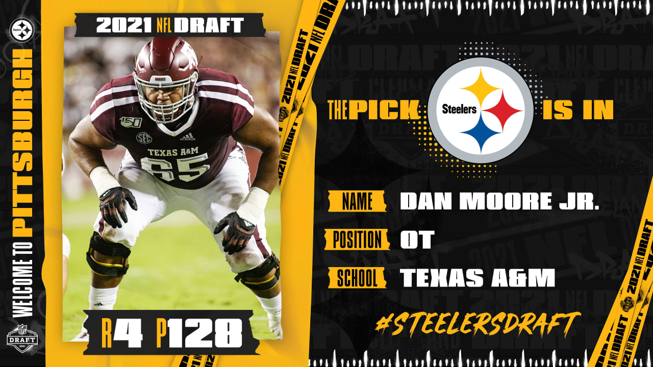 Steelers select Moore Jr. in the fourth round