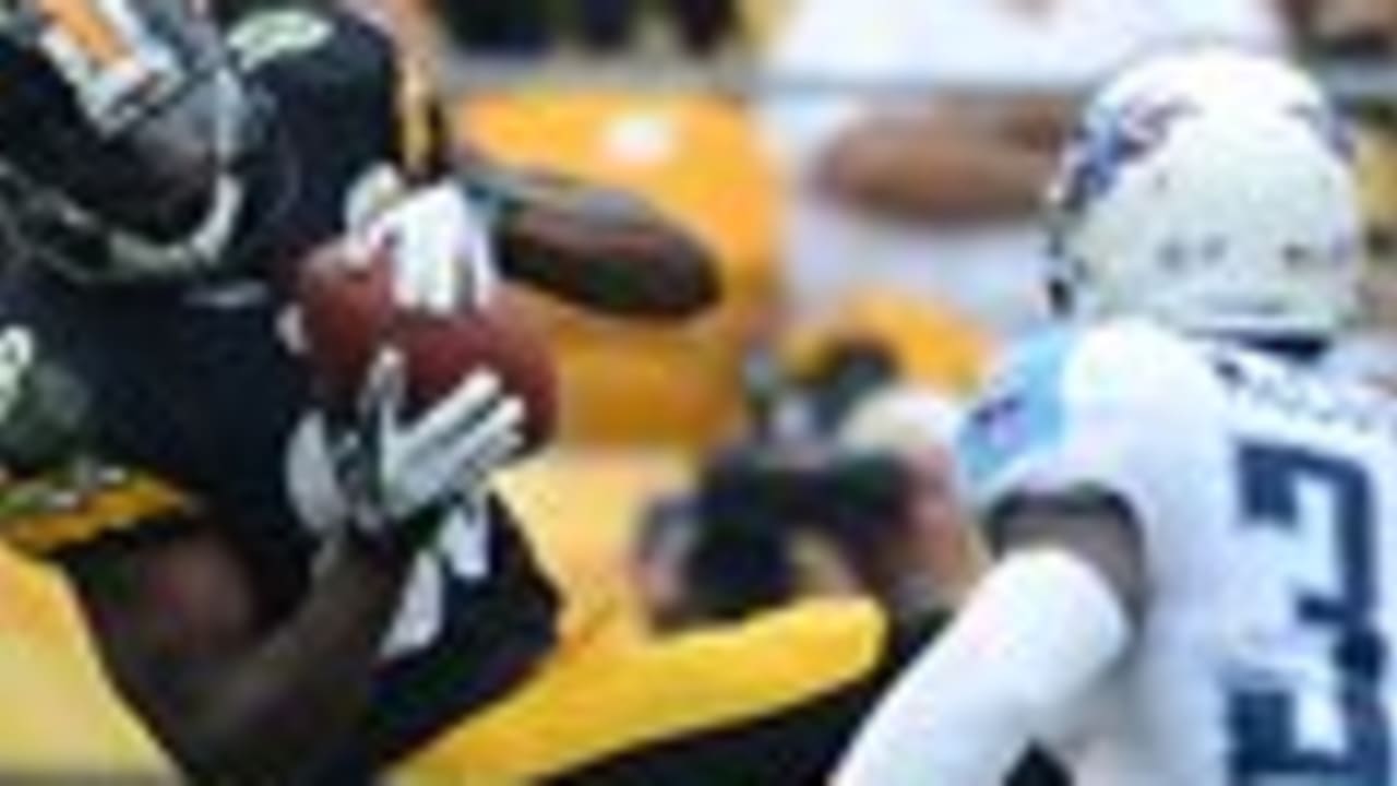 Isaac Redman gets 'knocked out' by Larry Foote in Steelers