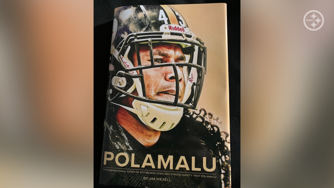 Download Troy Polamalu, former NFL safety for the Pittsburgh