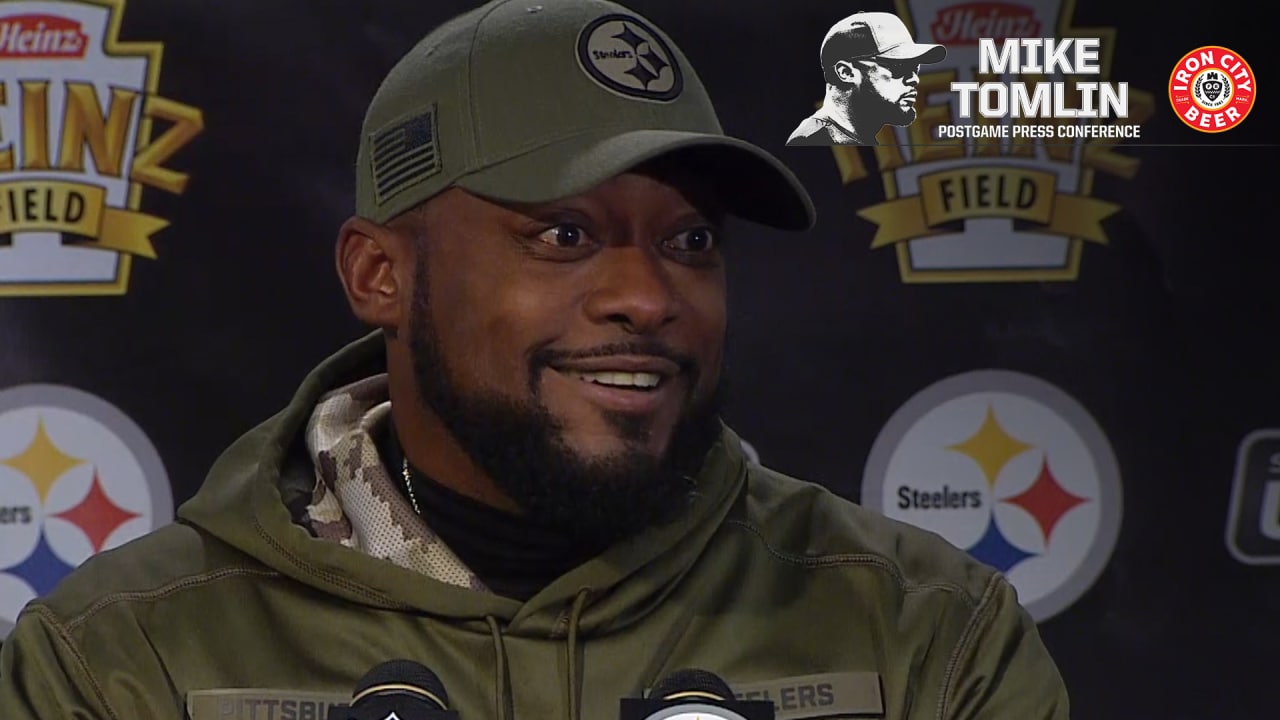 Mike Tomlin's Salute To Service Hoodie From Sunday On Display In Pro  Football Hall Of Fame - Steelers Depot