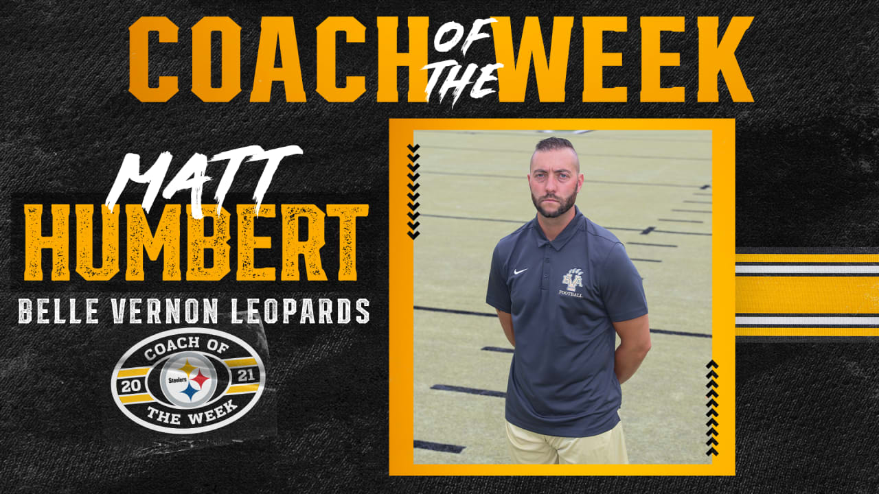Humbert named Steelers Coach of the Week