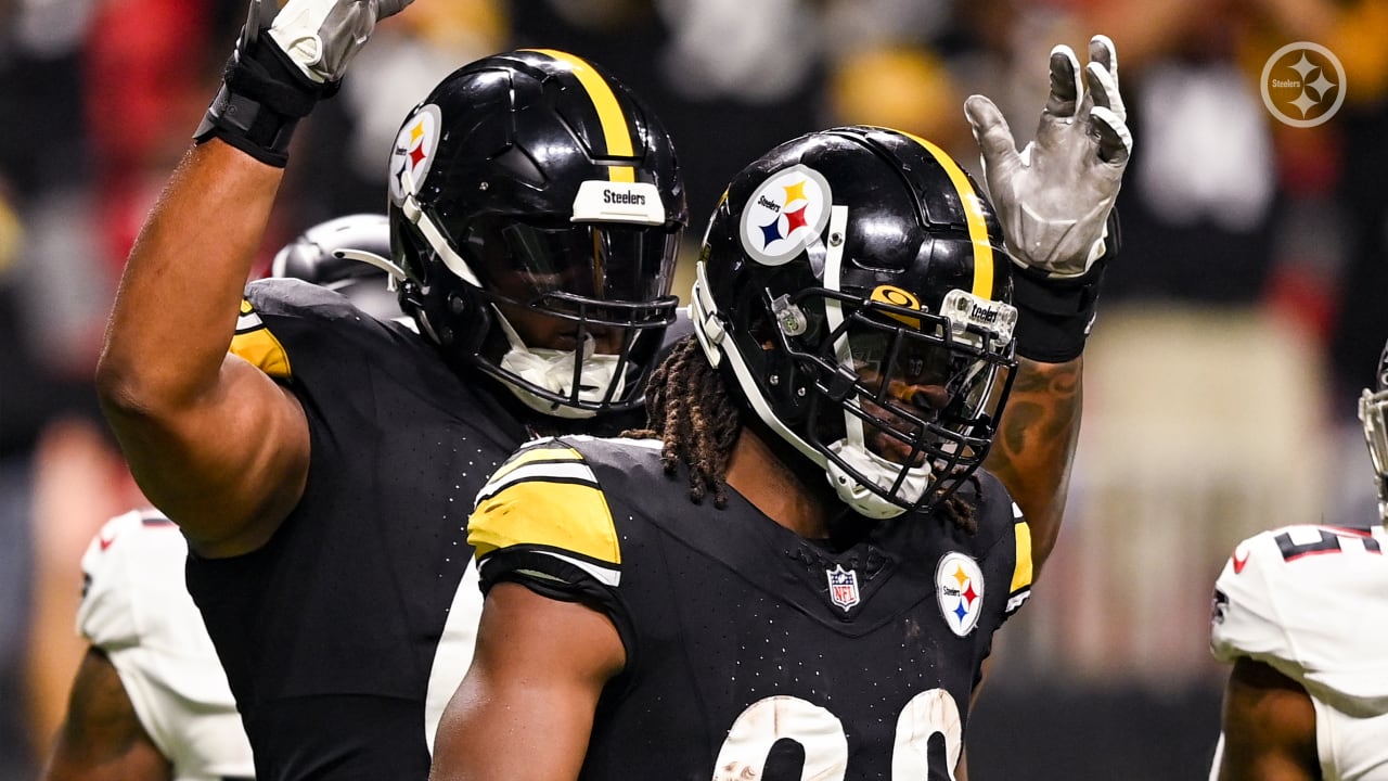 HIGHLIGHTS: Steelers score three first half TDs vs. Falcons