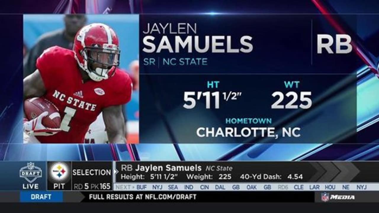 Steelers 5th-rd pick Jaylen Samuels seems to be an NFL RB