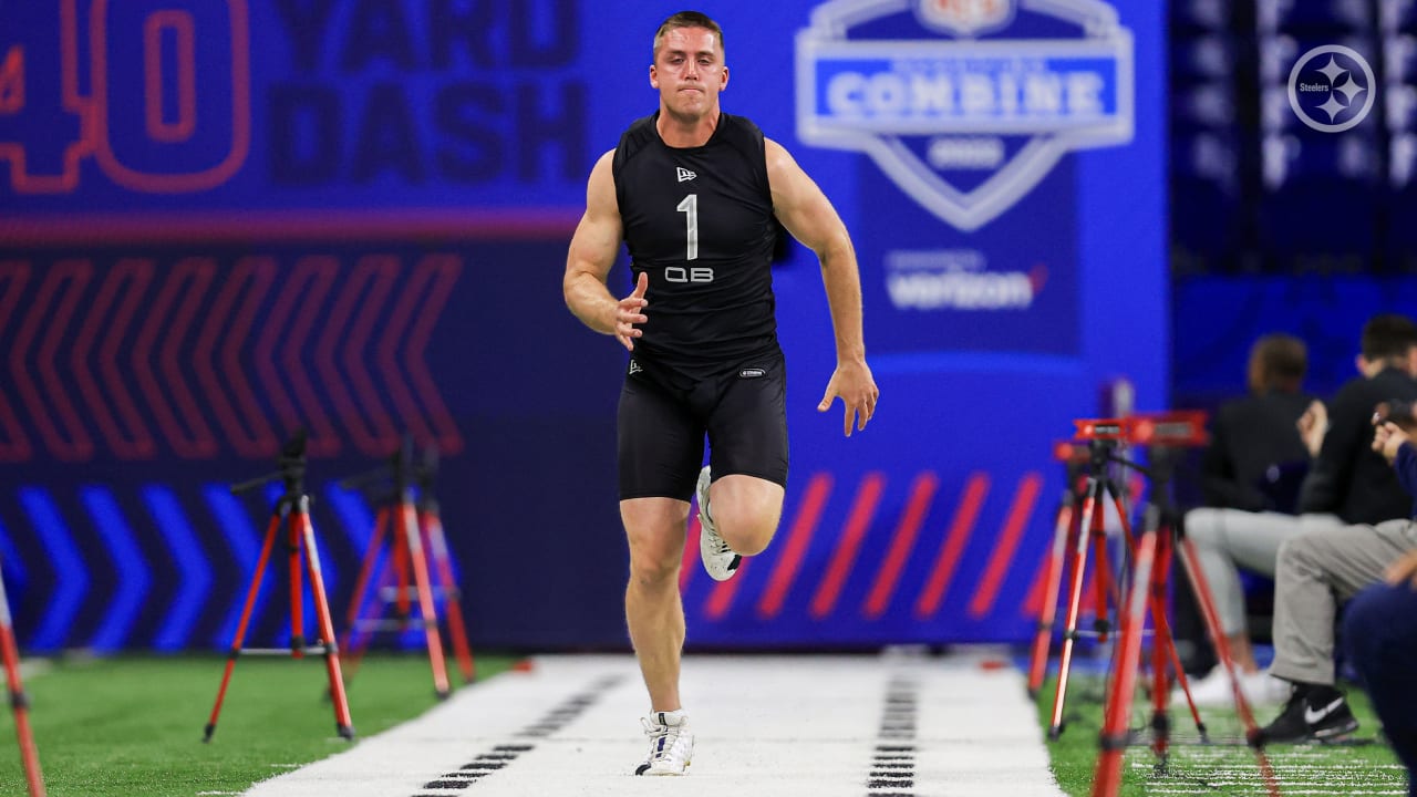 Coan, QB, Notre Dame 40yard dash