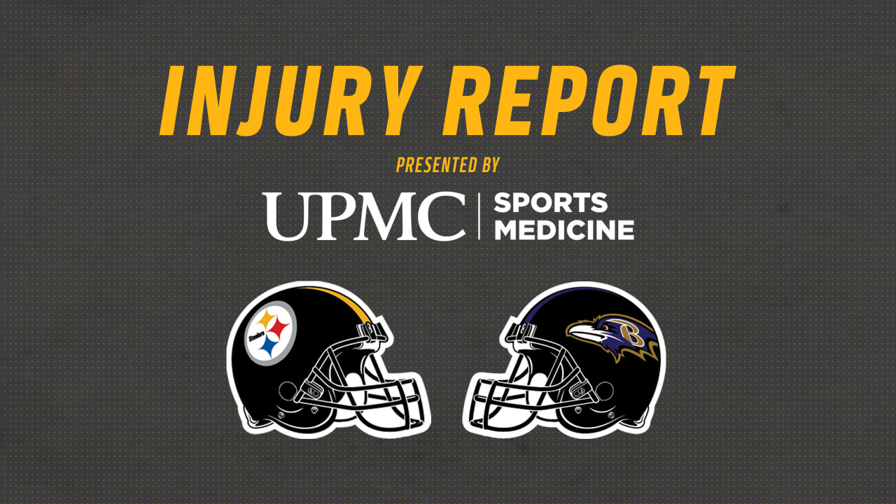 Baltimore Ravens: Injury Report-Ravens @ Steelers (Game Status)