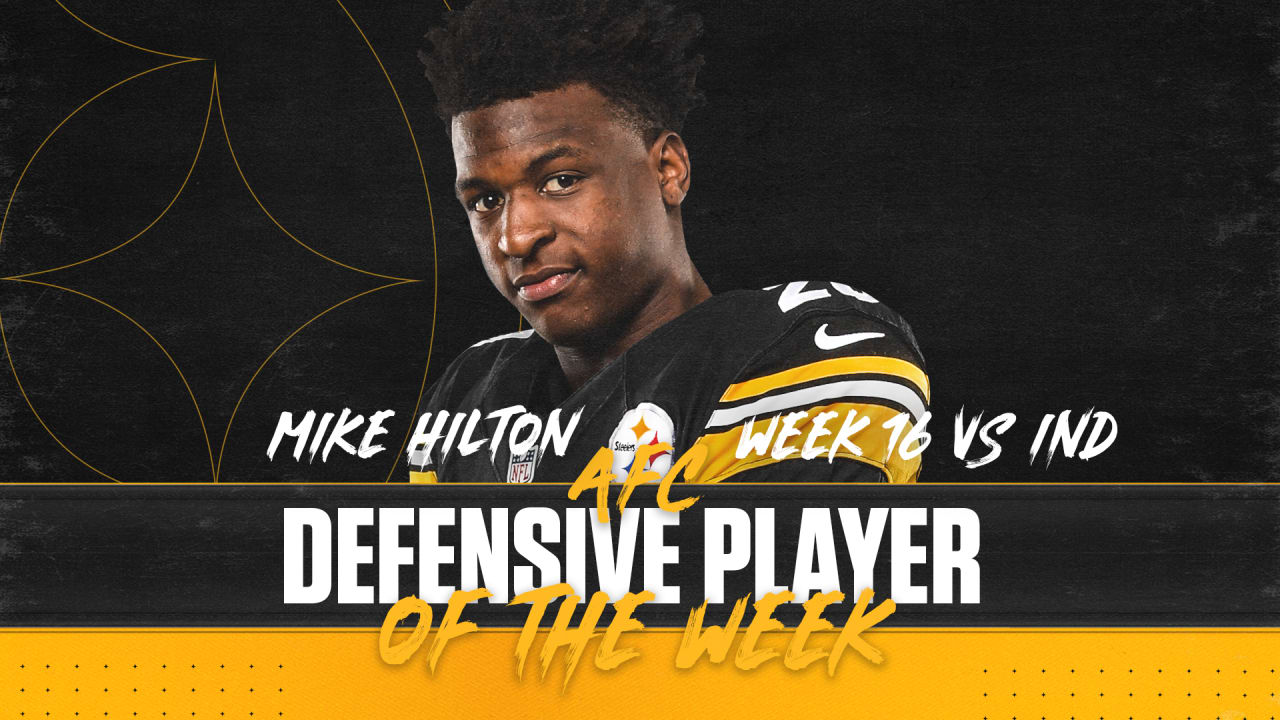 Mike Hilton earned Defensive Player of Week for game vs. Steelers